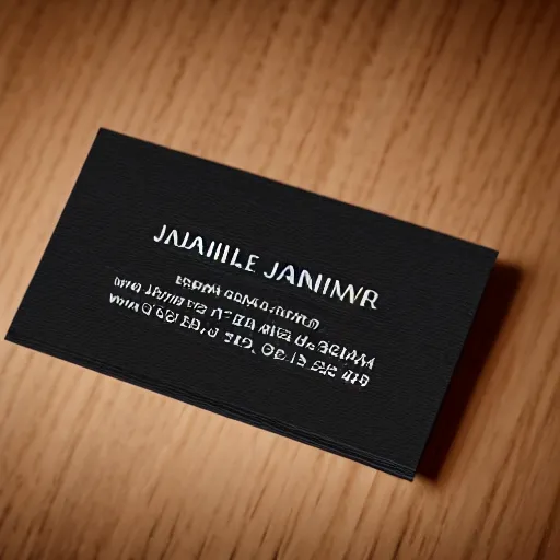 Image similar to business card embellished with a simplistic anvil inscription