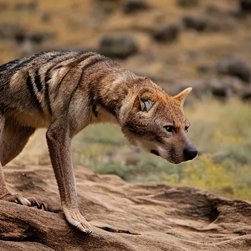 Image similar to thylacoleo wolf nature photography