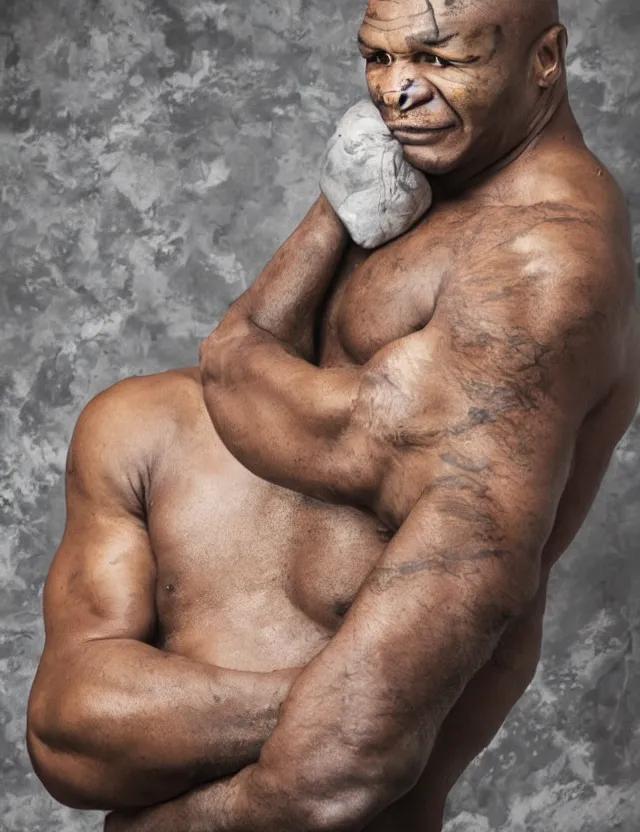 Image similar to photo portrait of Mike Tyson