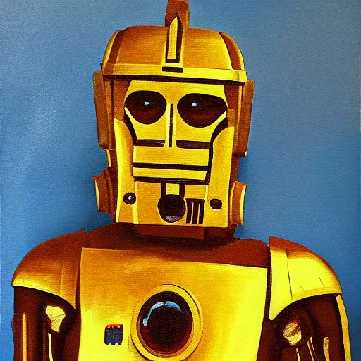 Image similar to painting of c - 3 p 0, 3 d
