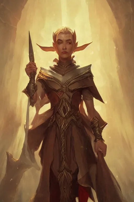 Image similar to dungeons and dragons elder old elf character closeup portrait, dramatic light, dungeon background, 2 0 0 mm focal length, painted by stanley lau, painted by greg rutkowski, painted by stanley artgerm, brom, digital art, trending on artstation