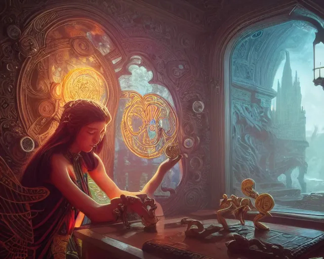 Image similar to photography of keith haring, deep focus, d & d, fantasy, intricate, elegant, highly detailed, digital painting, artstation, concept art, matte, sharp focus, illustration, hearthstone, art by artgerm and greg rutkowski and alphonse mucha