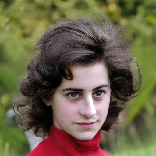 Image similar to female Timothee Chamolet