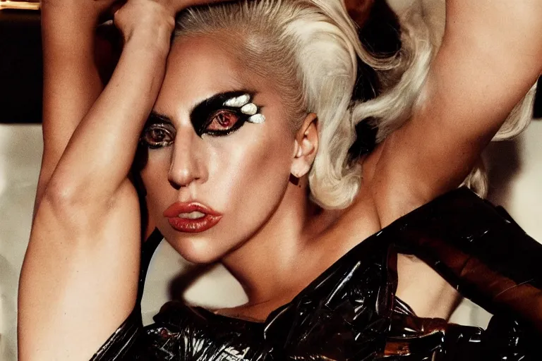 Prompt: lady gaga by steven klein, 8 0 s themed, highly realistic. high resolution. highly detailed. dramatic. 8 k. 4 k.