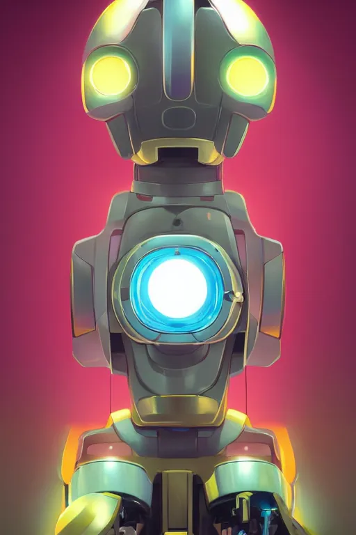 Image similar to metabots medabots medarotto medarot robot minimalist comics helmet mask neon cybereye, behance hd by jesper ejsing, by rhads, makoto shinkai and lois van baarle, ilya kuvshinov, rossdraws global illumination ray tracing hdr radiating a glowing aura