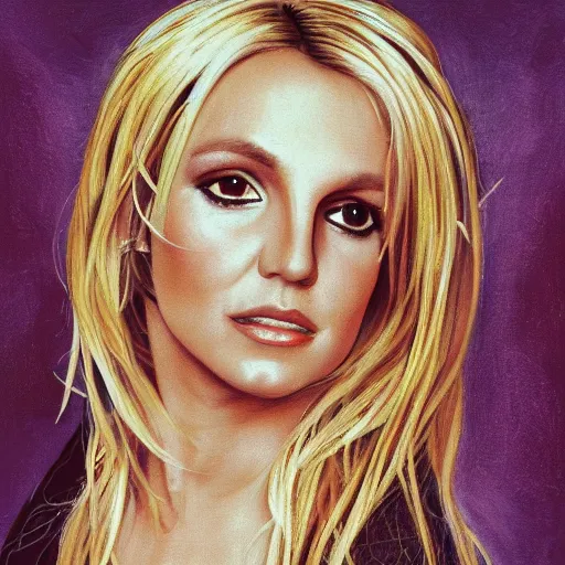 Image similar to A portrait of britney spears in the style of hieronymous bosch, surreal oil painting, high quality version 4k