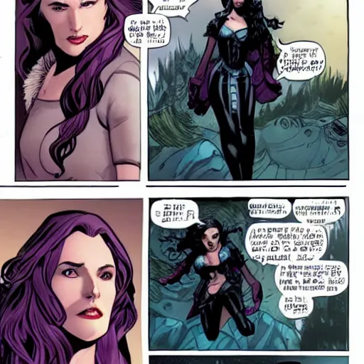 Image similar to yennefer in marvel comics