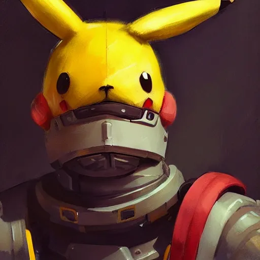 Prompt: greg manchess portrait painting of partially armored pikachu as overwatch character, medium shot, asymmetrical, profile picture, organic painting, sunny day, matte painting, bold shapes, hard edges, street art, trending on artstation, by huang guangjian, gil elvgren, ruan jia, greg rutkowski, gaston bussiere