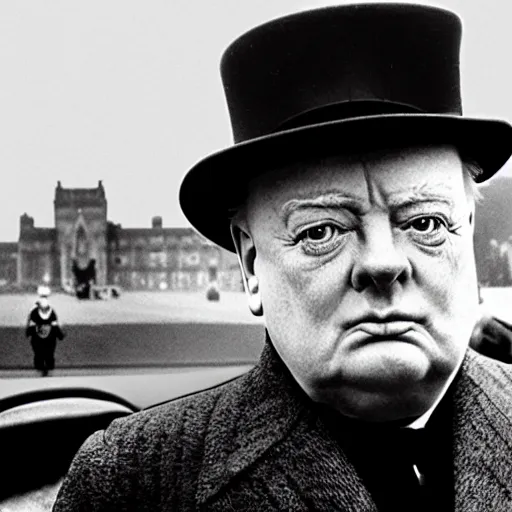 Prompt: Churchill conquers Northern Ireland, hyper realistic, 8k, cinematic