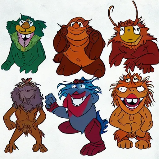 Prompt: thundercats as muppets by jim henson