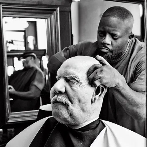 Image similar to floyd the barber longs for the good old days