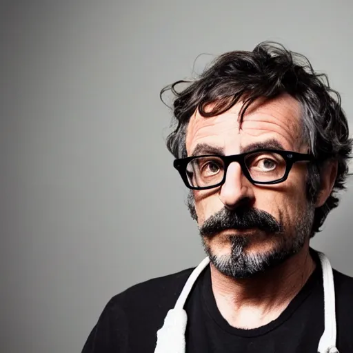 Prompt: marc maron as the leader of a south american junta