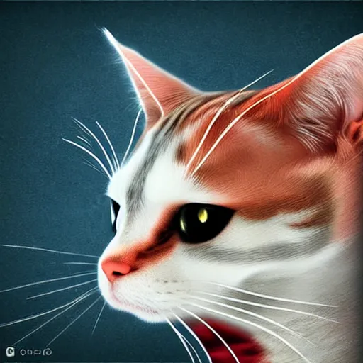 Prompt: a cat joker ~ photorealistic ~ digital art ~ cool ~