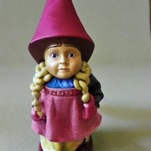 Prompt: hermione garden gnome