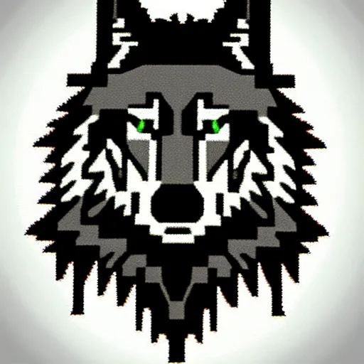 Image similar to antropomorphic muscular masculine wolf. wolf head. furr. 8 bit nes graphics