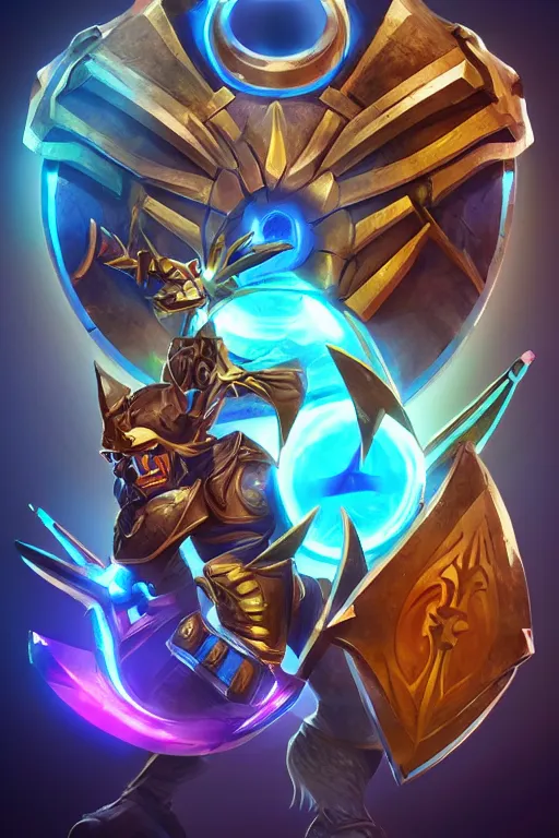 Image similar to shield fantasy epic legends game icon stylized digital illustration radiating a glowing aura global illumination ray tracing hdr fanart arstation by ian pesty and katarzyna da „ bek - chmiel