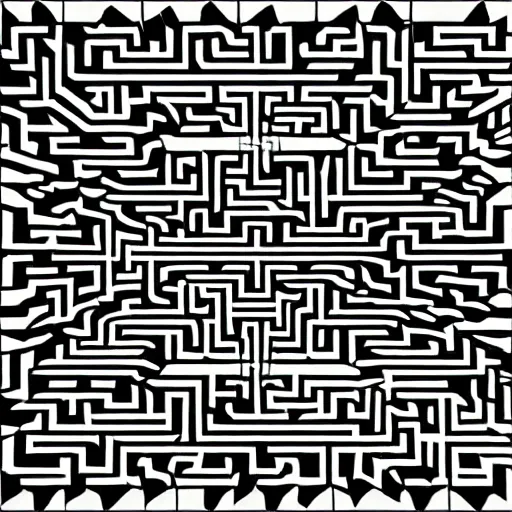 Image similar to fractal maze