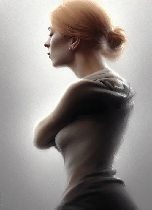 Image similar to portrait of finnish woman vanishhing slowly as an smoke to the air, realistic smoke, elegant, highly detailed, digital illustration, trending in artstation, trending in pinterest, glamor pose, concept art, smooth, sharp focus, art by artgerm and greg rutkowski