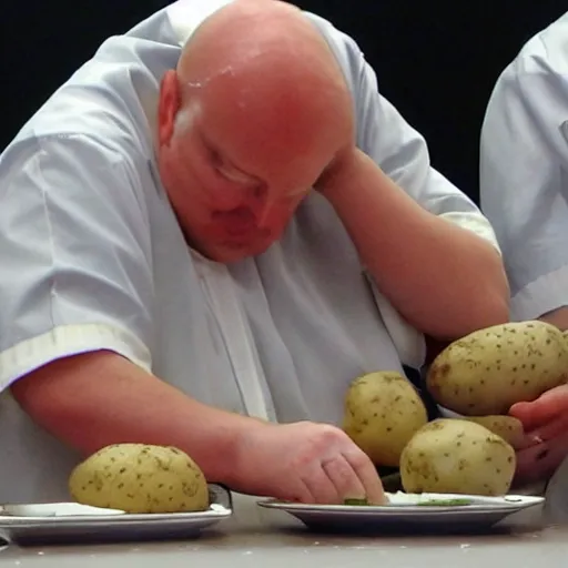 Image similar to a potato judge