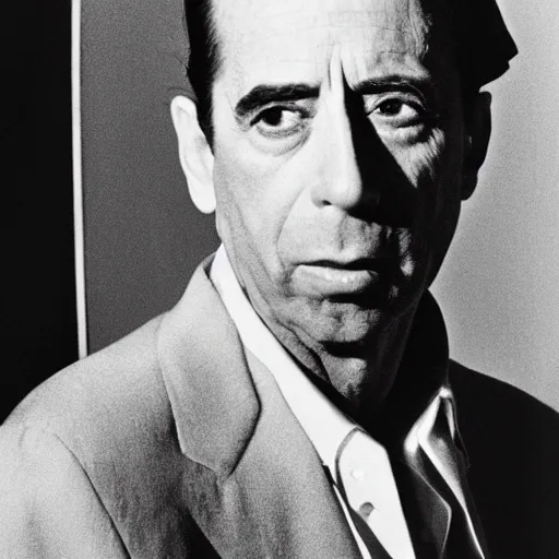 Image similar to Humphrey bogart as photographed by Robert Mapplethorpe