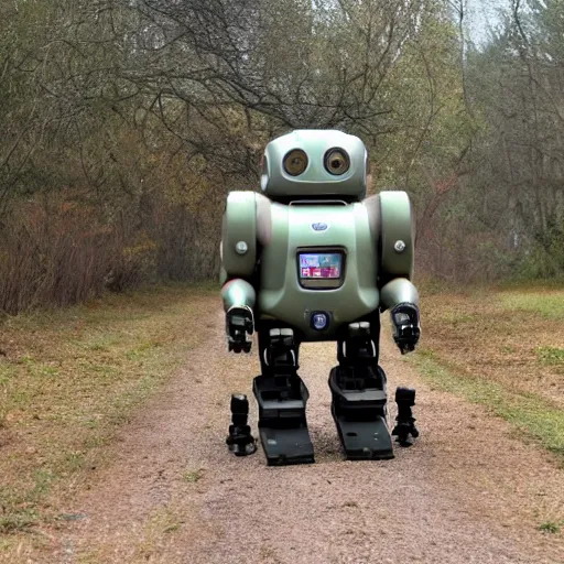 Prompt: A walking tank with robotic legs