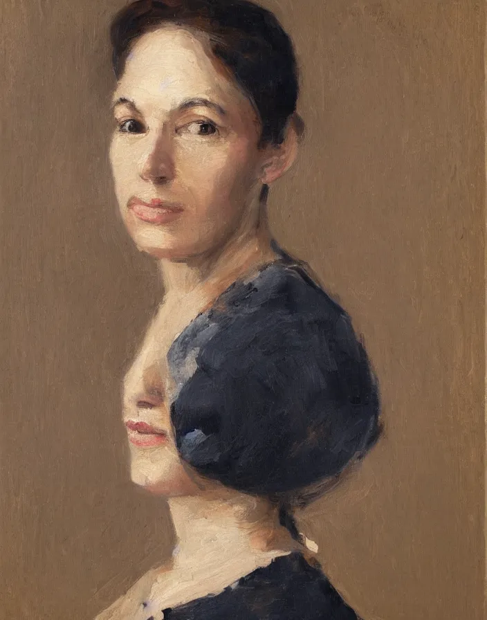 Image similar to painting smith jeffrey, face portrait of a woman