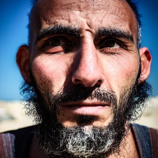 Image similar to israeli man face portrait, photography