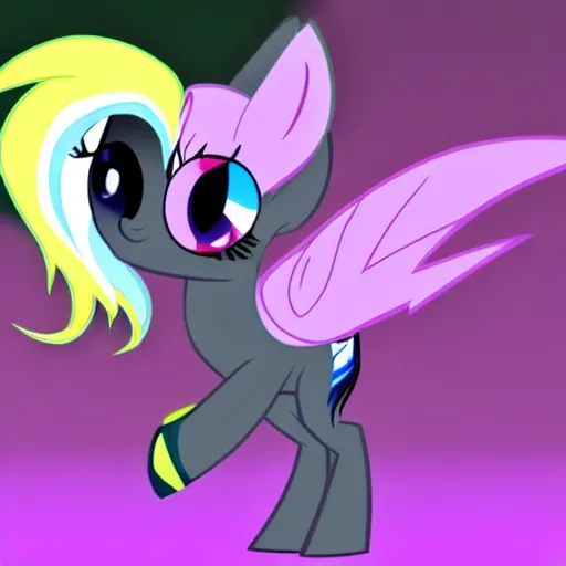 Image similar to scene of michael jackson as a pony from my little pony