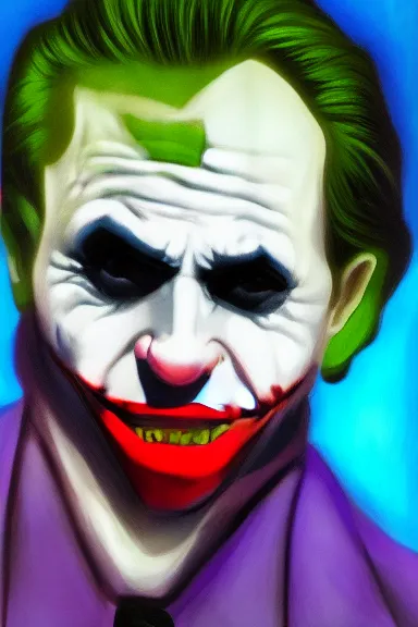 Image similar to portrait of the joker