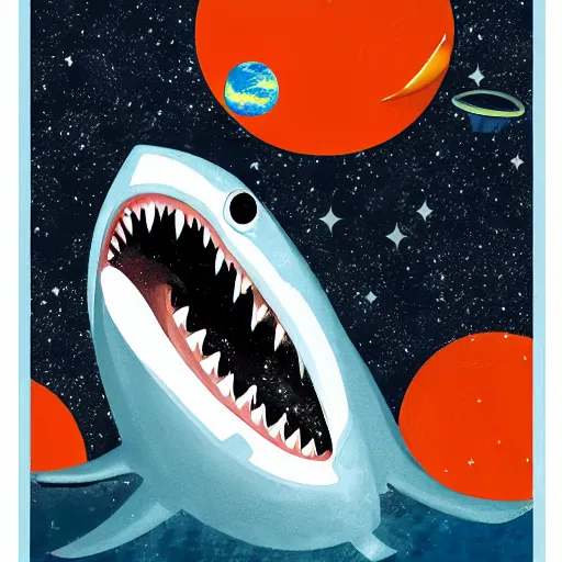 Image similar to jaws in space