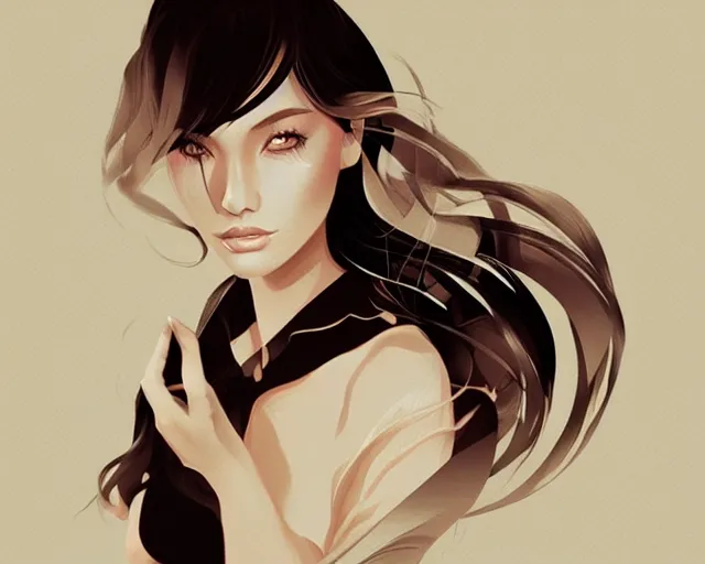 Image similar to dreams, a simple vector based illustration, by ross tran, artgerm