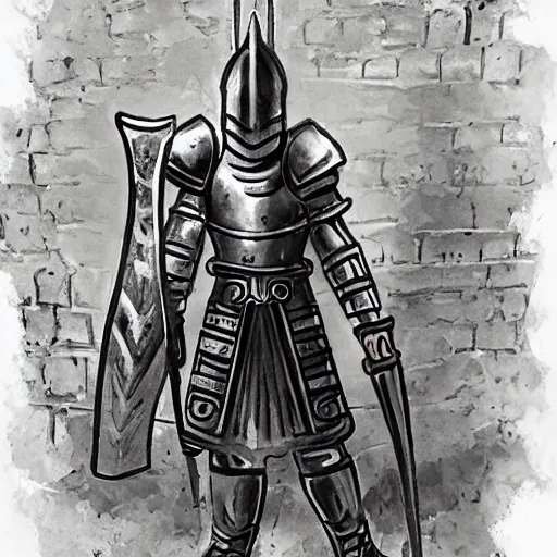 Image similar to a knight