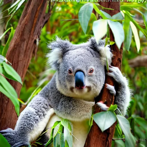 Image similar to koala wearing ninja - yoroi, beautiful award winning professional creature profile photography