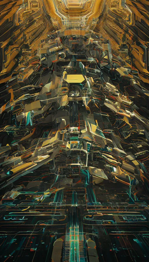 Image similar to techno artwork, by filip hodas