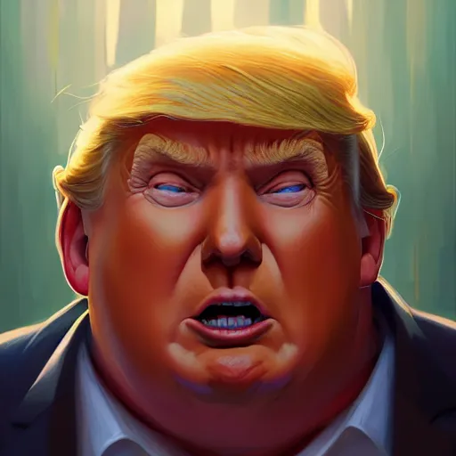 Image similar to donald trump as a chubby troll, ben hur, loftis, cory behance hd by jesper ejsing, by rhads, makoto shinkai and lois van baarle, ilya kuvshinov, rossdraws global illumination