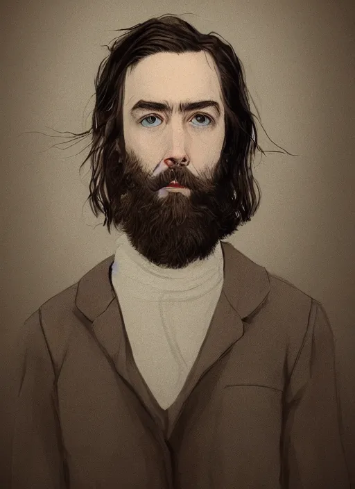 Image similar to Keaton Henson in an empty room art concept art, sharp focus, artgerm, 8k highly detailed
