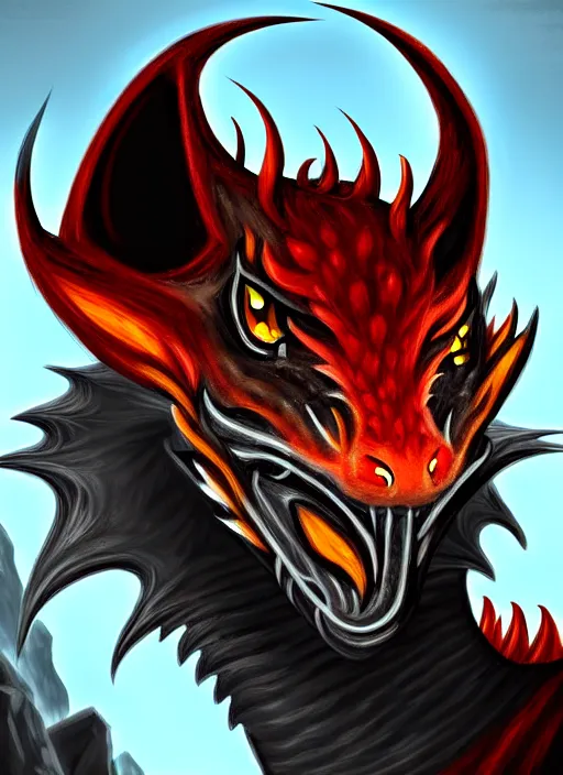 ''face portrait furry handsome dragon, volcano | Stable Diffusion | OpenArt