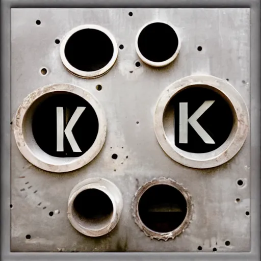 Image similar to “mechanical gears in the shape of the letter K”