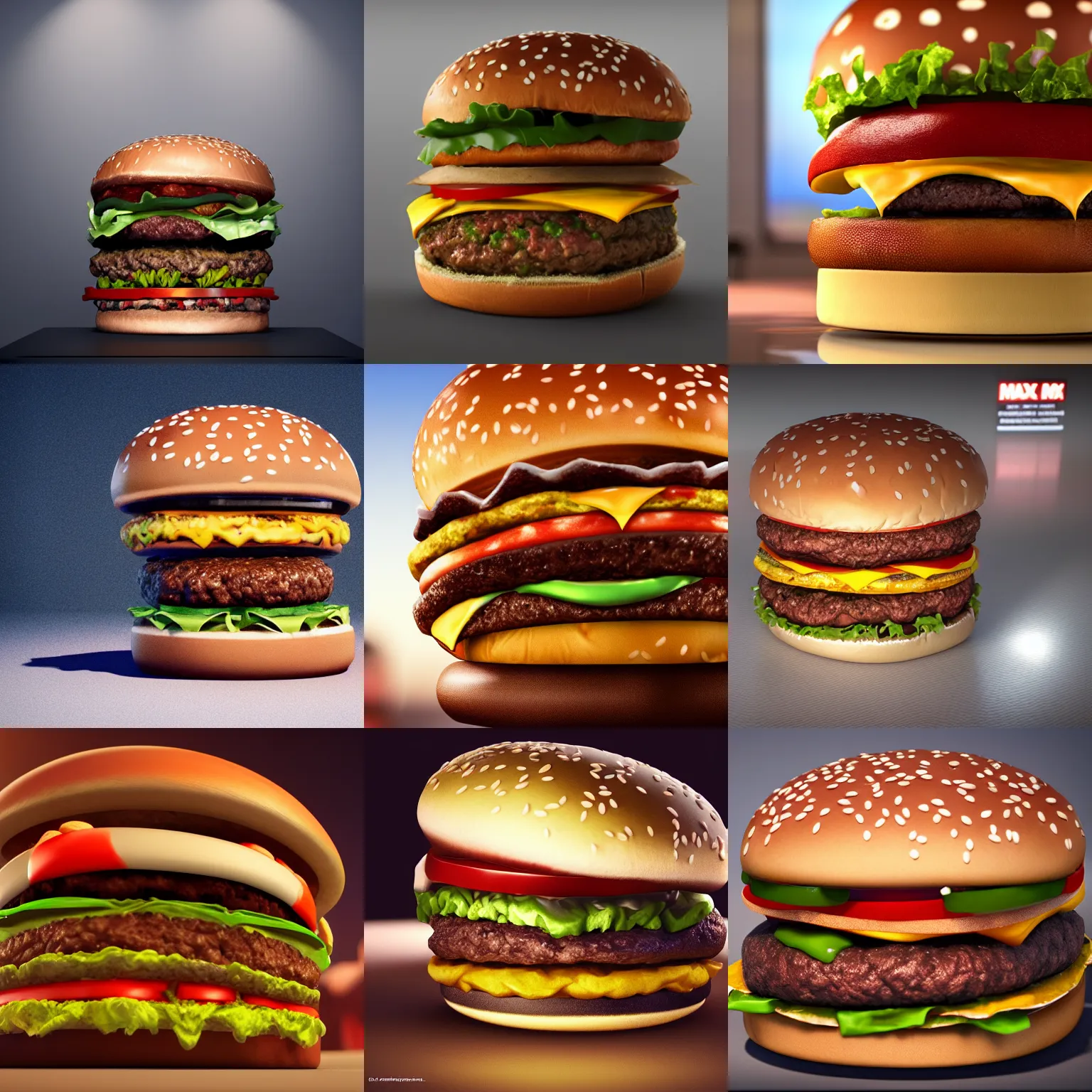 Prompt: a half man, half Big Mac hamburger, trending on Artstation, 8k, photorealistic, hyper detailed, unreal engine 5, IMAX quality, cinematic, epic lighting