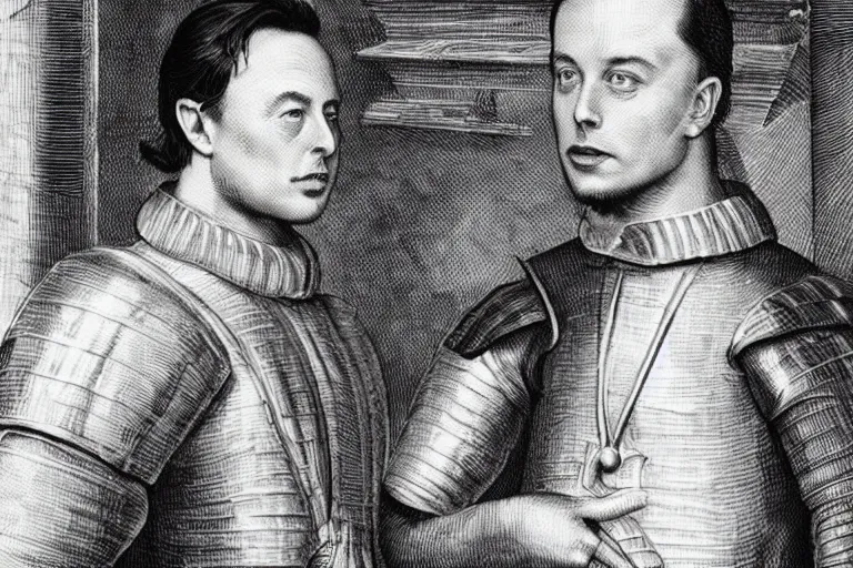 Prompt: photo of elon musk in the middle ages, award winning, lots of detail,