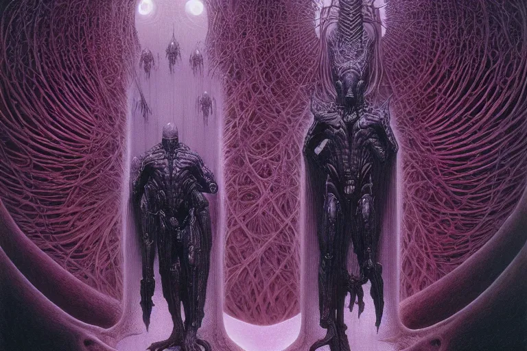 Image similar to stream of love and happiness, intricate, ultra high definition, ultra detailed, symmetry, sci - fi, dark fantasy, by wayne barlowe