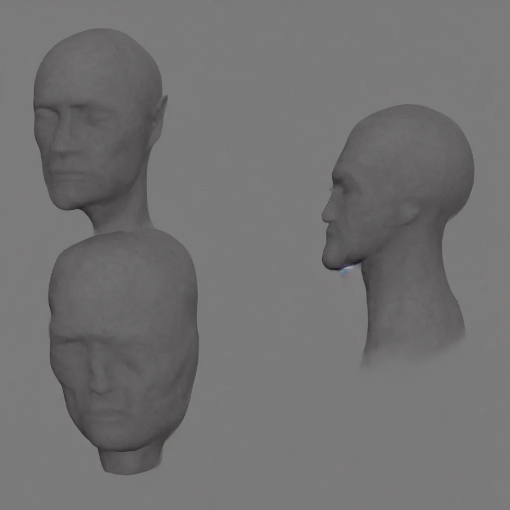 Image similar to unwrapped human head texture, male in 3 0 s, 8 k