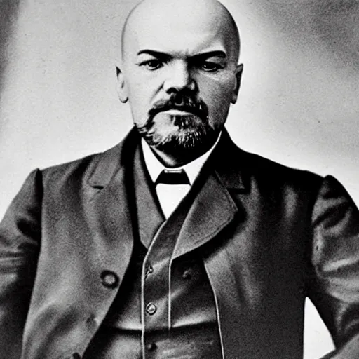 Image similar to beautiful potrait of lenin-cyborg