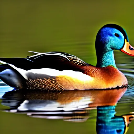 Image similar to a crowned duck