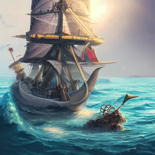 Prompt: fantasy list, creation, medal, struggle, career, sunshine, real, take off, set sail, wealthy, technology, highly detailed, digital painting, art, smooth, ui