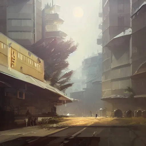 Image similar to 🌲🏣digital Art, Greg rutkowski, Trending artstation,cinematic