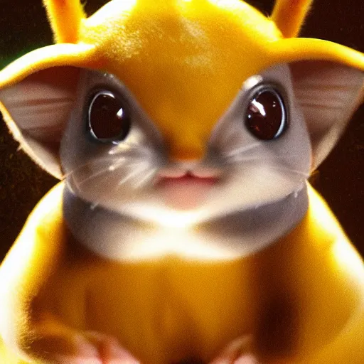 Prompt: national geographic professional photo of raichu, award winning