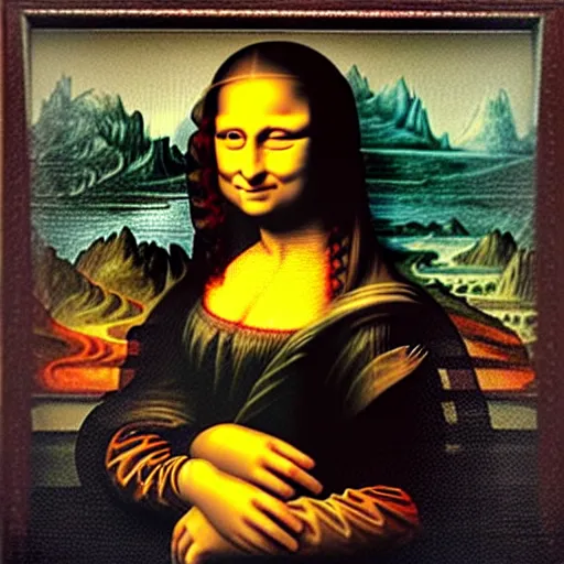 Prompt: “the Mona Lisa in the style of h.r. giger”