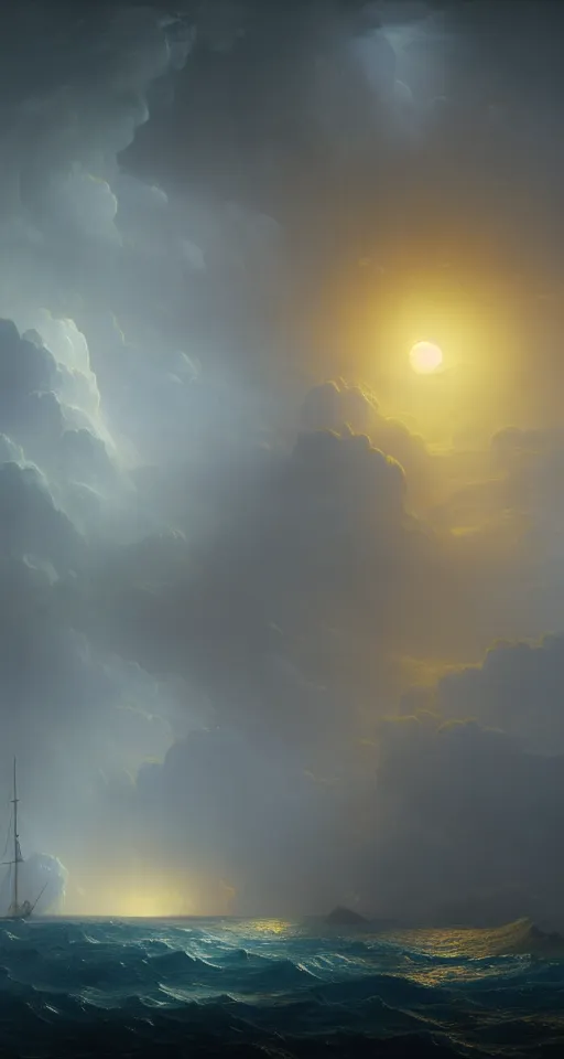 Image similar to i woke from a dream into the end of the world, by ivan aivazovsky, raphael, fra angelico, octane render, unreal engine 5, ultra detailed, finely detailed