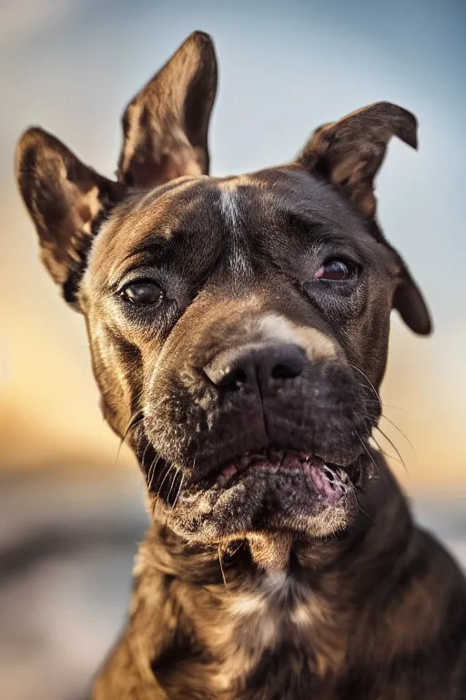 Prompt: national geographic professional photo of a cannabis dog, award winning, 4 k, highly detailed